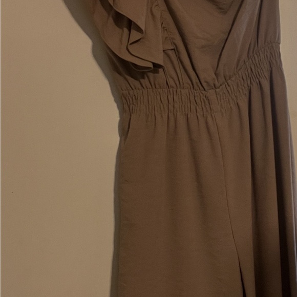 Brown One-Shoulder Dress - Picture 3 of 3